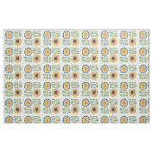 Mcm-Sonnenblumen Stoff (Fat Quarter (45,7 x 55,9 cm))