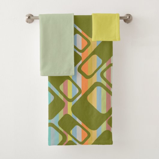 MCM Streifen Badhandtuch Set (Insitu)