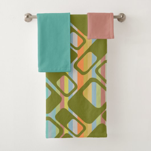 MCM Streifen Badhandtuch Set (Insitu)