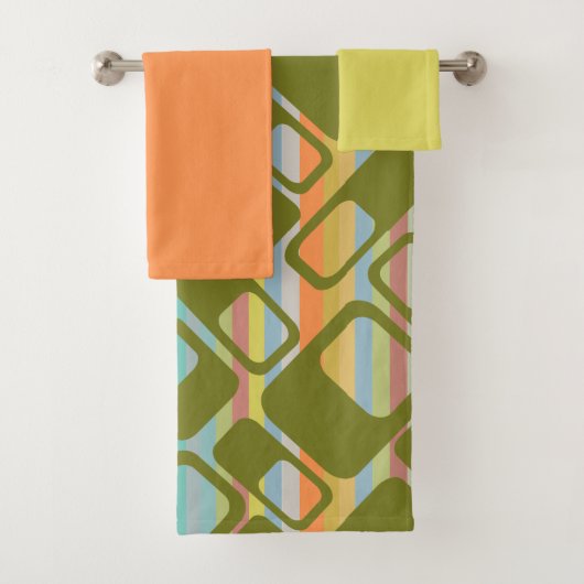 MCM Streifen Badhandtuch Set (Insitu)