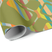 MCM Streifen Geschenkpapier (Rolleneckpunkt)