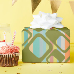 MCM Streifen Geschenkpapier