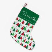 MCM-Strukturen Kleiner Weihnachtsstrumpf (Vorderansicht (hängend))