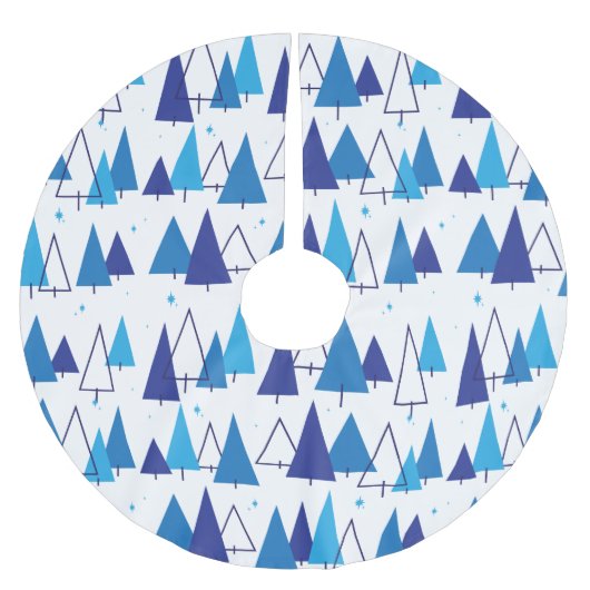 MCM-Strukturen Polyester Weihnachtsbaumdecke (Vorderseite)