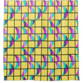 MCM Tic-Tac-Toe Duschvorhang (Vorderseite)