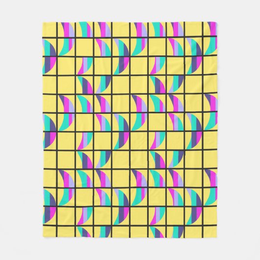 MCM Tic-Tac-Toe Fleecedecke (Vorderseite)