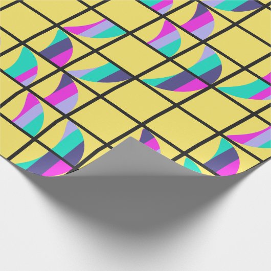 MCM Tic-Tac-Toe Geschenkpapier (Ecke)