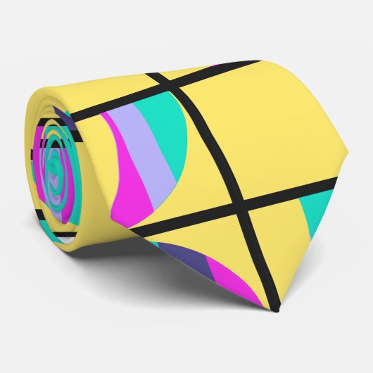 MCM Tic-Tac-Toe Krawatte (Gerollt)