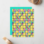 MCM Tic-Tac-Toe Mitteilungskarte (Vorderseite/Rückseite Beispiel)