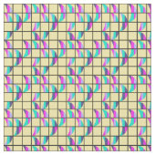 MCM Tic-Tac-Toe Stoff (Nahaufnahme)