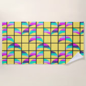 MCM Tic-Tac-Toe Strandtuch (Vorderseite)