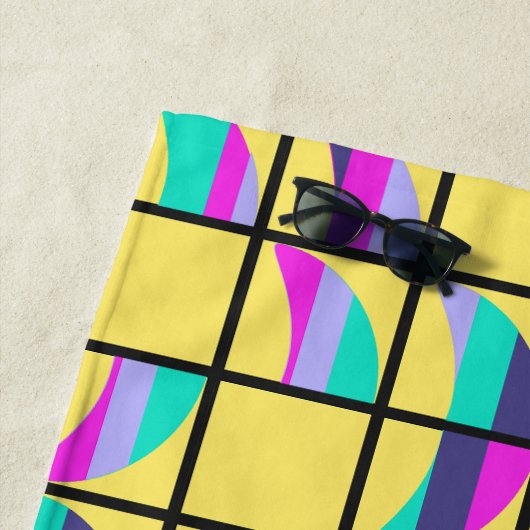 MCM Tic-Tac-Toe Strandtuch (Beispiel)