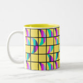 MCM Tic-Tac-Toe Zweifarbige Tasse (Links)