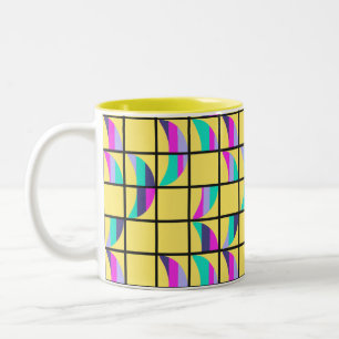 MCM Tic-Tac-Toe Zweifarbige Tasse