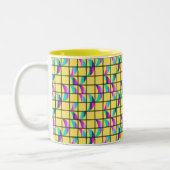 MCM Tic-Tac-Toe Zweifarbige Tasse (Links)
