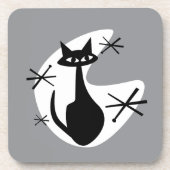 MCM Untersetzer Atomzeitalter Kitty Boomerang Ster (Vorderseite)