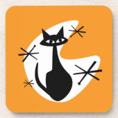 MCM Untersetzer Atomzeitalter Kitty Boomerang Ster (Vorderseite)