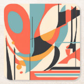 MCM-Untersetzer Rechteckiger Pappuntersetzer (Vorderseite)