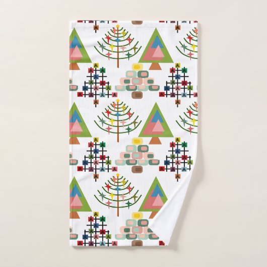 MCM Xmas Trees Badhandtuch Set (Handtuch)