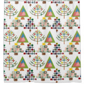 MCM Xmas Trees Duschvorhang (Vorderseite)