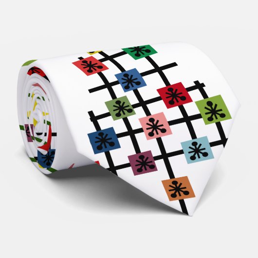 MCM Xmas Trees Krawatte (Gerollt)