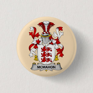 McMahon Familien Wappen Knopf Button