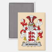 McMahon Familien Wappen Magnet (Vorderseite/Rückseite)