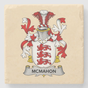 McMahon Familien Wappen Stein Untersetzer (
