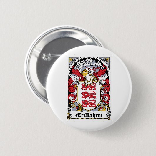 McMahon Familienwappen Button (Vorne & Hinten)