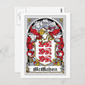 McMahon-Familienwappen Postkarte (Vorne/Hinten)