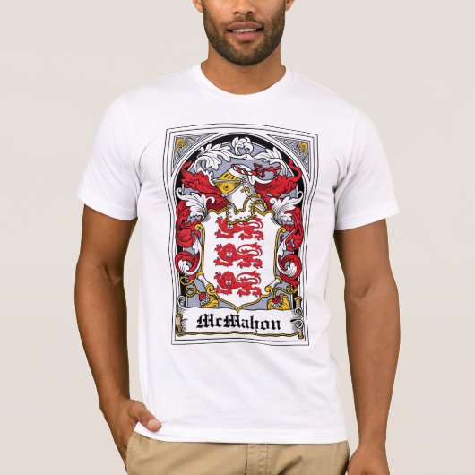 McMahon Familienwappen T-Shirt (Vorderseite)