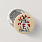 McMahon Family Coat of Arms Button (Vorne & Hinten)