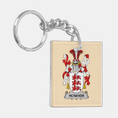 McMahon Family Coat of Arms Keychain Schlüsselanhänger (Vorderseite links)