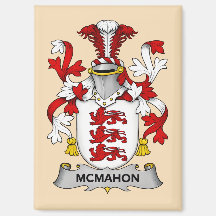 McMahon Family Coat of Arms Magnet
