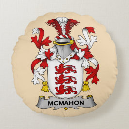 McMahon Family Coat of Arms Rundes Kissen