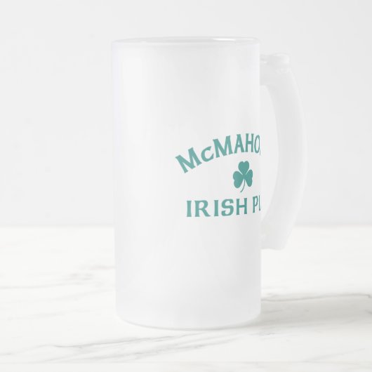 McMahon's Irish Pub Mattglas Bierglas (VorderseiteRechts)