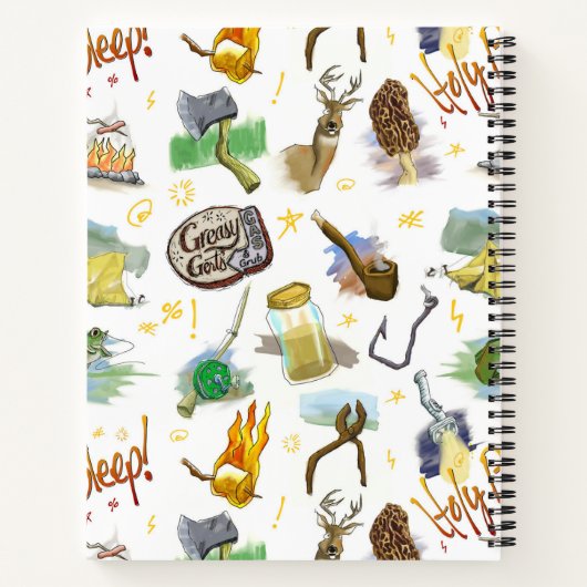 McManus Outdoor Background Notizblock (Rückseite)