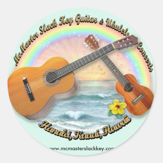 McMaster Slack Key Runder Aufkleber (Vorderseite)
