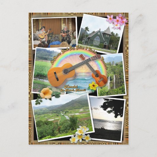McMasters Slack Key Concerts Postkarte (Vorderseite)