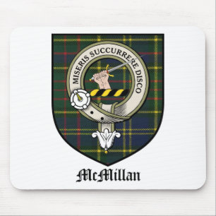 McMillan Clan-Wappen-AbzeichenTartan Mousepad