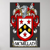 McMillan Coat of Arms Print Poster (Vorne)