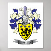 McMillan-Familienwappen-Wappen Poster (Vorne)