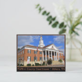 McMinn Landkreis Courthouse - Athen, TN Postkarte (Stehend Vorderseite)