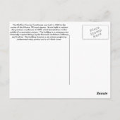 McMinn Landkreis Courthouse - Athen, TN Postkarte (Rückseite)