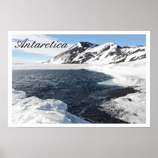 McMurdo Sound, Antarctica Poster (Vorne)
