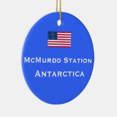 McMurdo Stations-Weihnachtsverzierung Keramikornament (Rechts)
