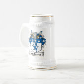 McMurray Familienwappen Bierglas (Vorderseite Links)