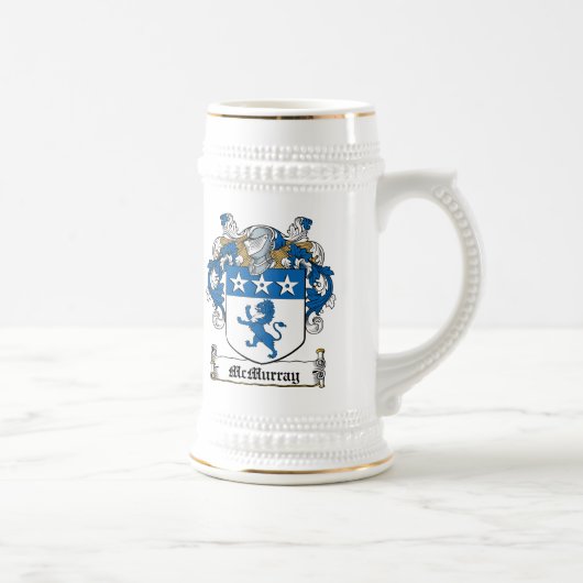 McMurray Familienwappen Bierglas (Rechts)