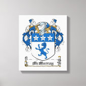 McMurray-Familienwappen Leinwanddruck (Vorderseite)