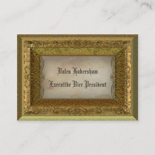 McMyles viktorianisches kundengerechtes Visitenkarte (Vorderseite)